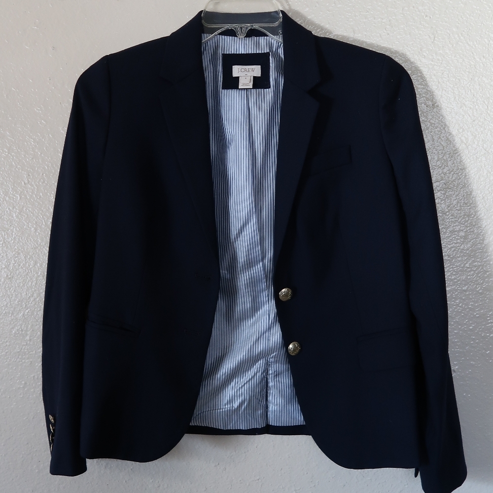 J. Crew Navy Blue Blazer